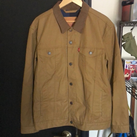 Levi's waxed trucker jacket Clearance